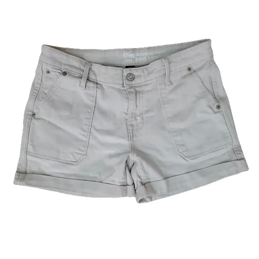 🏆168 Gap Denim Girlfriend Shorts Dusty Rose